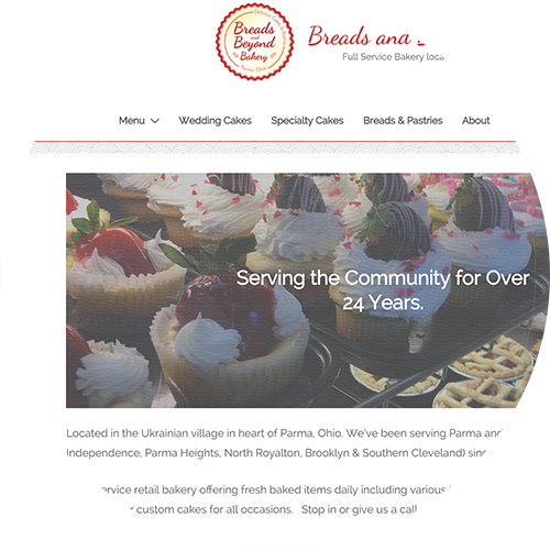 breads and beyond bakery homepage